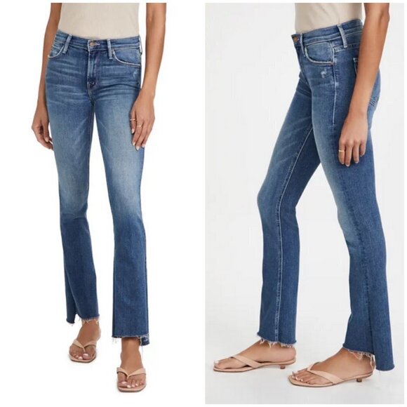 💕MOTHER💕 The Runaway Step Fray Jeans ~ Leaps and Bounds 26 NWOT - Picture 8 of 16